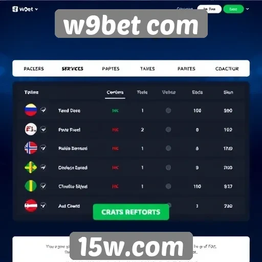 Comparativo entre w9bet e concorrentes do mercado